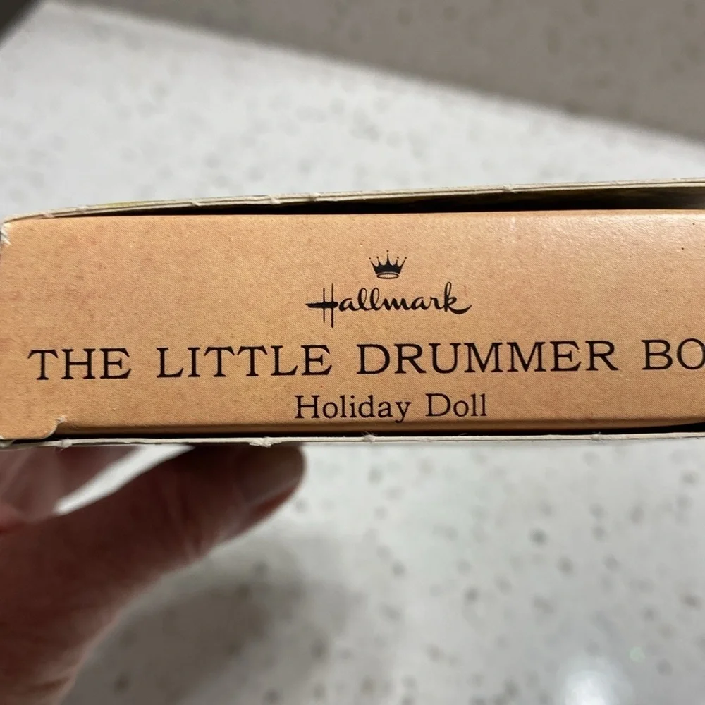 Hallmark Vintage 1979 The Little Drummer Boy NIB cotton‎ doll collectible Xmas